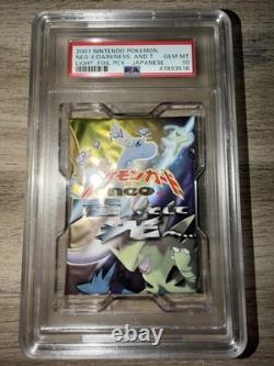 Pokemon Japanese Neo Destiny Booster Pack PSA 10 Gem Mint Darkness to Light Rare