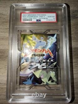 Pokemon Japanese Neo Destiny Booster Pack PSA 10 Gem Mint Darkness to Light Rare