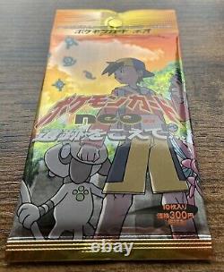 Pokemon Japanese Neo Discovery Booster Pack Sealed