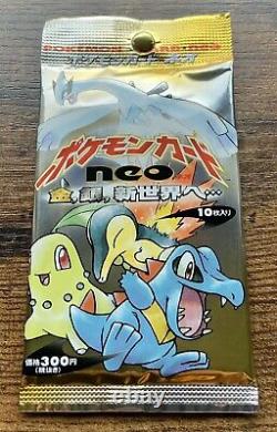 Pokemon Japanese Neo Genesis Booster Pack Sealed