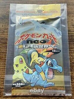 Pokemon Japanese Neo Genesis Booster Pack Sealed