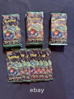 Pokemon Japanese Stellar Miracle Booster Pack Lot x37 Sealed SV7 (Stellar Crown)