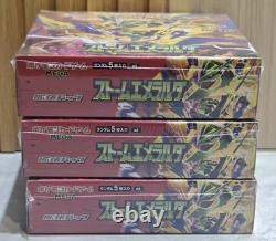 Pokemon Japanese Storm Emeralda Booster Box M6 Factory Sealed Mega Rayquaza