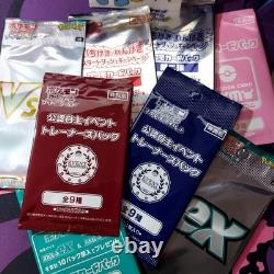 Pokemon Japanese sealed booster packs promo Event Set collection XY EX Bundle
