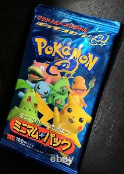 Pokemon McDonald's e Series Minimum Sealed Booster Pack in 6 Cards From Japan