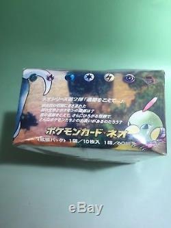 Pokemon Neo 2 Booster EMPTY Box Japanese Edition from 2002 With 60 packs
