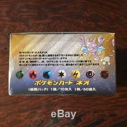Pokemon Neo Genesis Booster Box Japanese Edition Gold Silver New World Rare 1999