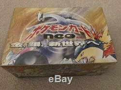 Pokemon Neo Genesis Booster Box Japanese Edition Gold Silver New World Rare 2000