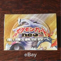 Pokemon Neo Genesis Booster Box Japanese SEALED Gold Silver New World with60 PACKS