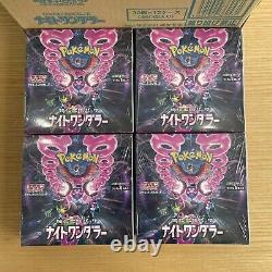 Pokemon Night Wanderer Booster Box sv6a SEALED 2024 4BOX set Japanese