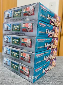 Pokemon Ruler of the Black Flame sv3 Japanese Scarlet & Violet Booster 5 Boxs