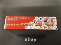 Pokémon Scarlet & Violet 151 Japanese Booster Box Sealed Factory With Shrink