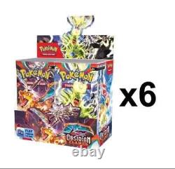 Pokémon Scarlet & Violet OBSIDIAN FLAMES Factory Sealed Booster Box Case of 6