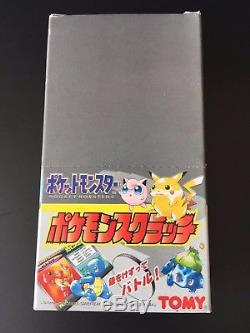Pokemon Scratch Card Japanese 1997 TOMY Rare booster Box 15 packs Unopened