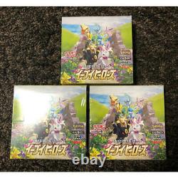 Pokemon Sword & Shield Enhanced Expansion Pack Eevee Heroes Box Japanese 3boxes