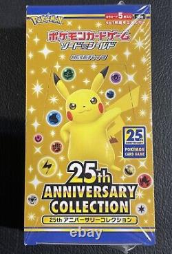 Pokémon TCG 25th Anniversary s8a Japanese Booster Box Sealed New