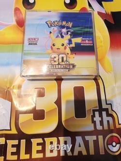 Pokemon TCG Japanese 30th Celebration Booster Box Shrink & protector, New & Seal