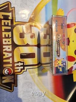 Pokemon TCG Japanese 30th Celebration Booster Box Shrink & protector, New & Seal