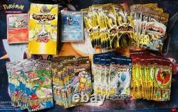 Pokémon TCG Japanese Booster Pack/ Box Lot 99 vintage Opened packs EX BB Cards
