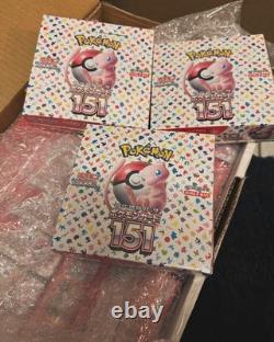 Pokémon TCG Japanese Pokémon 151 sv2a Booster Box FACTORY SEALED x1