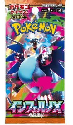 Pokémon TCG MEGA Inferno X Japanese Booster Pack 5 Cards Charizard