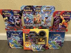 Pokémon TCG Sealed Lot 6x Pokemon TCG Booster Packs 6 + 2x Merchandise Items