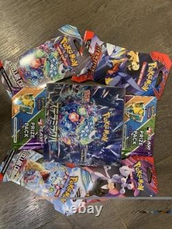 Pokémon TCG Sealed Lot 6x Pokemon TCG Booster Packs 6 + 2x Merchandise Items