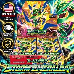 Pokemon TCG Storm Emeralda M6 Factory Sealed Booster Box Japanese? US SELLER