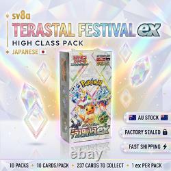 Pokemon Terastal Festival EX sv8a SEALED Japanese Booster Box AU STOCK