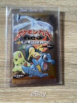 Pokemon X1 Japanese NEO 1 Neo Genesis Booster Pack SEALED