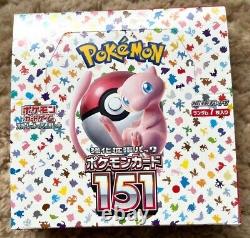 Pokemon card 151 Scarlet Violet Booster Box Japanese No Shrink Unsealed Unopened