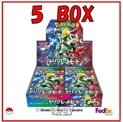 Pokemon card Scarlet & Violet Triplet Beat Japanese 5BOX Booster New