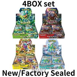 Pokemon card game Booster Box new SEALED 4BOX set Japanese Scarlet & Violet
