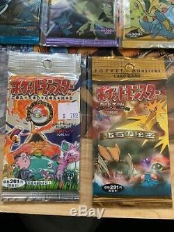 Pokemon japanese booster pack Lot X7