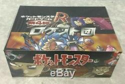 RARE! Pokemon Card Vol. 4 Team Rocket Booster Box(10pcs×60packs) Japan Unopen FS