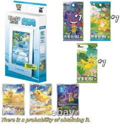 Random Delivery 9 Boxes Pokémon Chinese Exclusive Original Partner Display Gift