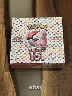 Sealed Japanese Pokemon 151 Booster Box Scarlet & Violet sv2a Pokemon TCG