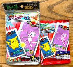 Sealed Pokemon Menko Collection booster Pack Japanese 1998 Vintage Amada