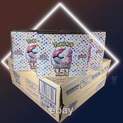 Ships From USA 1 Box of Pokemon 151 Set Scarlet & Violet Japanese Booster Box