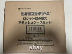 Team Rocket's Glory Attache Case Pokemon Card Japanese Factory Sealed with30 Packs