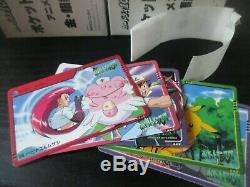 Vintage Bandai Carddass Pokemon Cards x3 booster Sealed packs from boxes