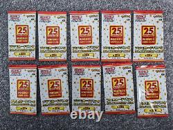 X10 Pokemon Japanese 25th Anniversary Promo Cards Booster Pack s8a-P Sealed New