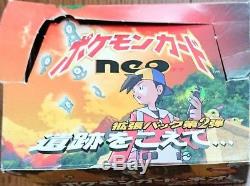 X40 Pokemon Card NEO-2 Discovery Set Booster Pack CROSSING THE RUIN Box Japanese